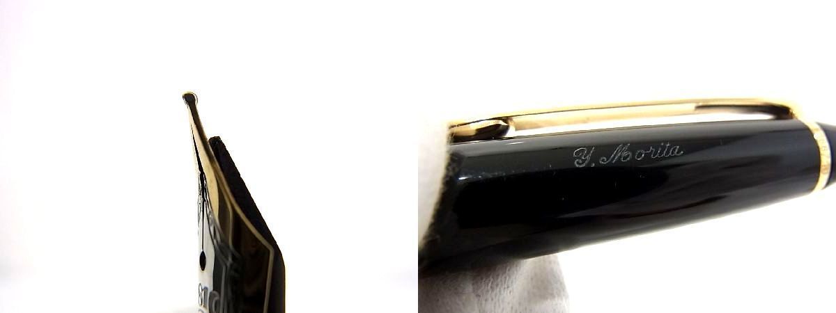 MONTBLANC ペン先14K 585 万年筆&キャップセット 1円 MONTBLANC モンブラン ペン先 14K 585 14金 万年筆 筆記用具