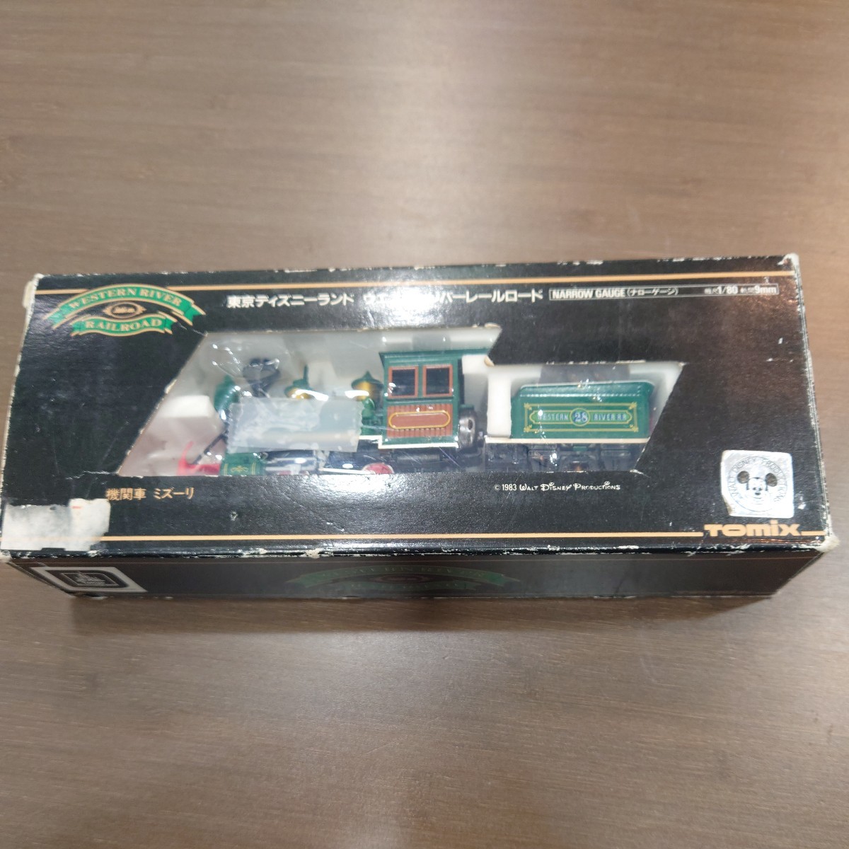 1円〜 保管品 動作未確認 TOMIX ナローゲージ 東京ディズニーランド ウエスタンリバーレールロード 機関車 ミズーリ 箱劣化