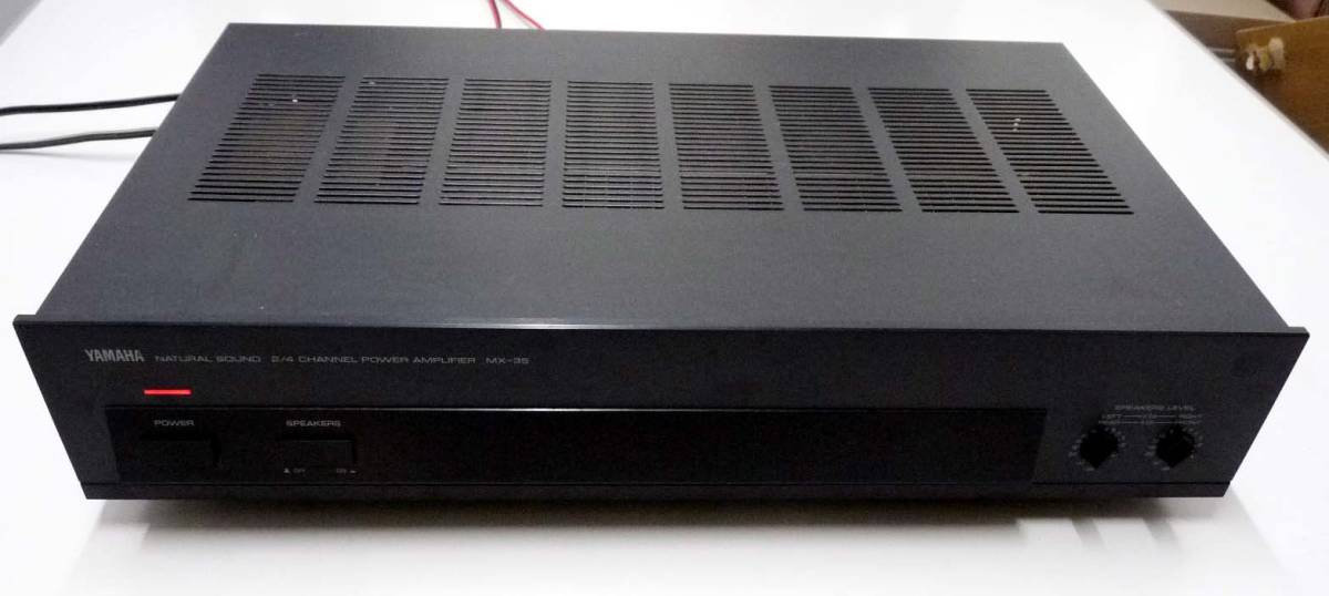 YAMAHA_2ch/4chパワーアンプ MX-35 動作品 【公式通販】