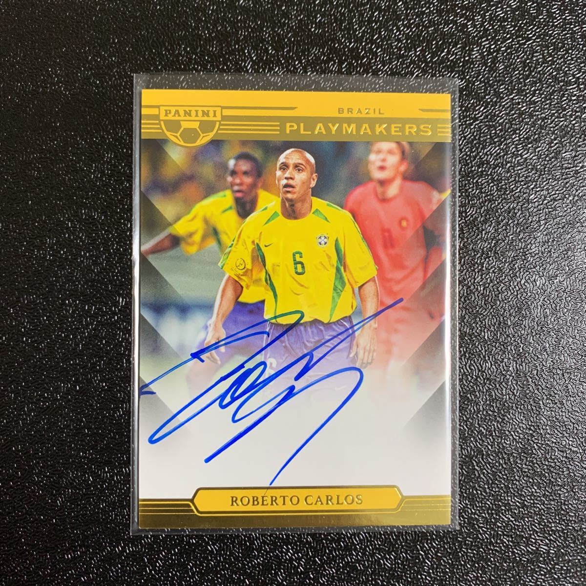 2019 panini playmakers Roberto Carlos auto 直筆サイン oncard 直 