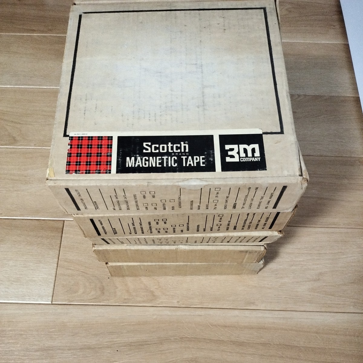 超レア未使用10号オープンリールテープ Scotch 206 想わ 3本セット