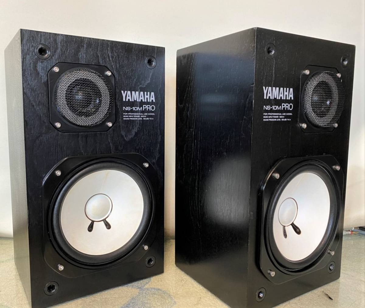 【純正ペア】YAMAHA NS-10MC 動作確認済 (同番A/B) 圧倒の表現力 YAMAHA NS-10M PRO ペア 入魂の匠チューニング プロの