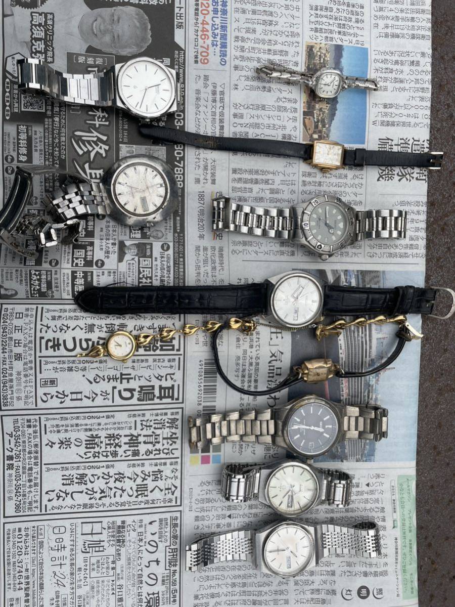 ジャンク時計　まとめ　10点 SEIKO セイコー 腕時計 11本まとめ ジャンク セイコー SEIKO 腕時計