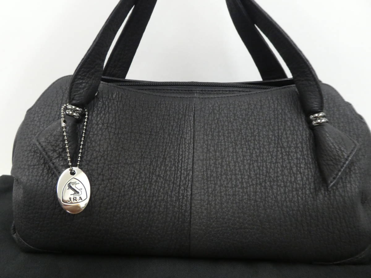 レディース 美品 JRA シャークスキン 2way ハンド ショルダー バッグ 