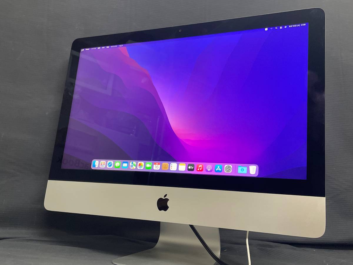 美品♪】Apple iMac 2015 (A1418)21.5インチ[Core i5 5575R 2.8GHz/RAM