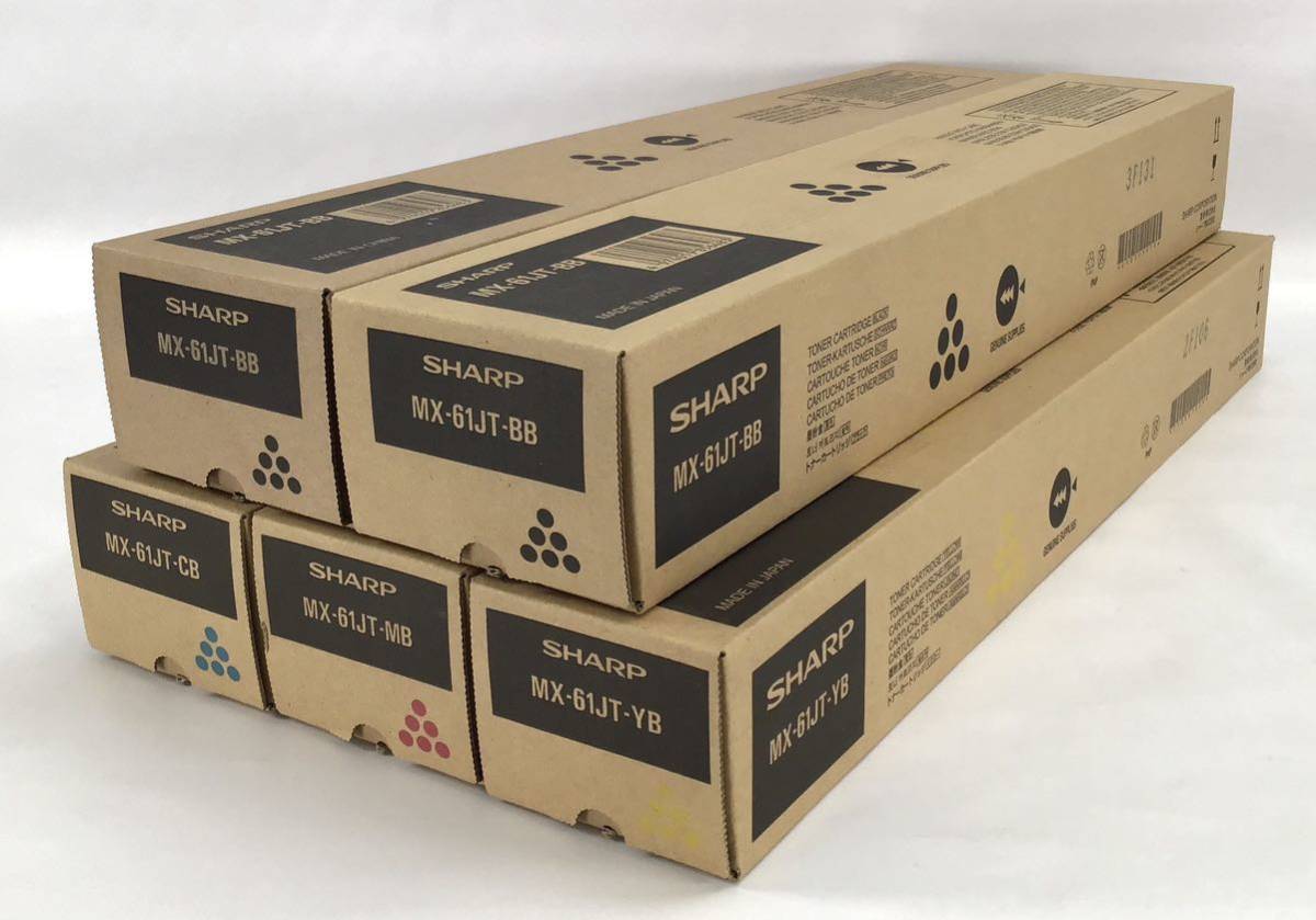 シャープ 新品純正トナー MX-61JT（3色）12本セット 【公式通販】