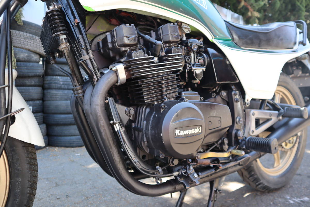 ぽちゃです カワサキ KAWASAKI GPZ550 Z550GP(KZ550H-0222-) 実動車 【動画有】旧