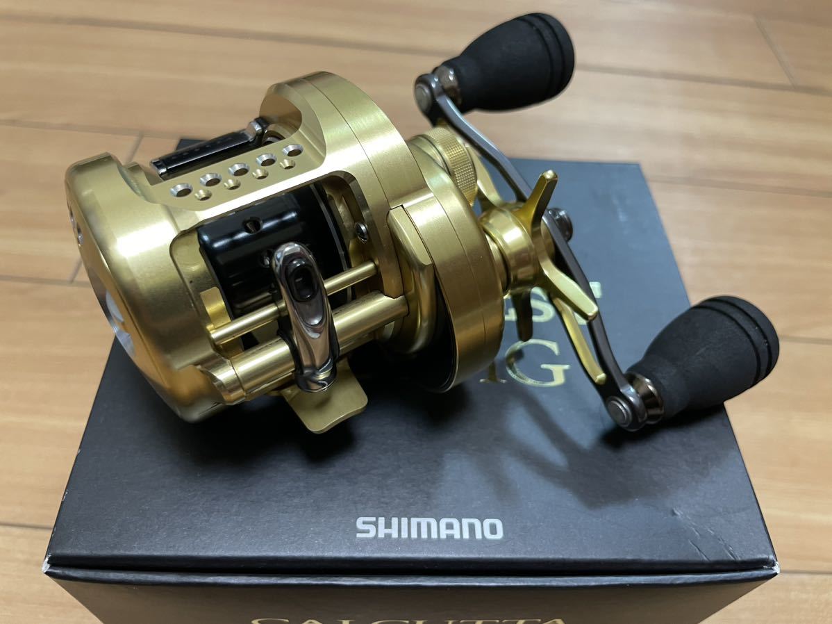 シマノ　01カルカッタコンクエスト100（200用ハンドル） シマノ シマノカルカッタコンクエスト SHIMANO 201HG 1オーナー 15