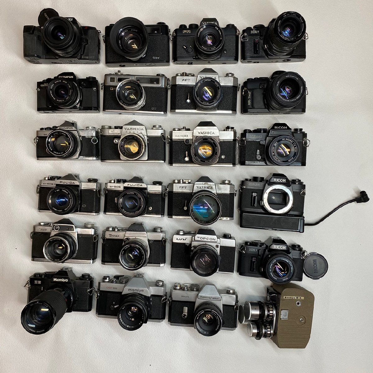 まとめ売り Mamiya YASHICA TPCON Ricoh Olympus FUJICA など 一眼