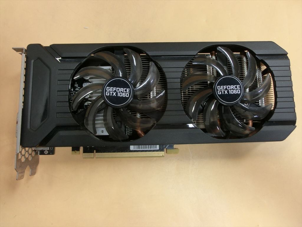 T【モ2-90】【60サイズ】 GeForce GTX1060 6GB/グラフィックボード/ジャンク品/※傷・汚れ有