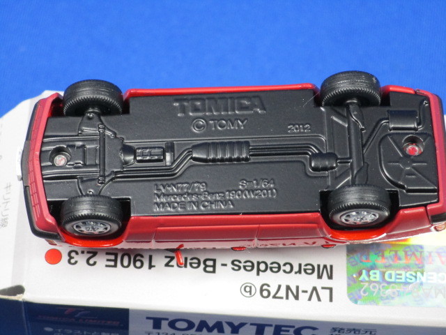 メルセデス ベンツ 190E 2.3 1/64 LV-N79b トミカリミテッド ☆TLV-NEO メルセデスベンツ 190E 2.3 LV-N79b 1/64 中国製 （LV-200