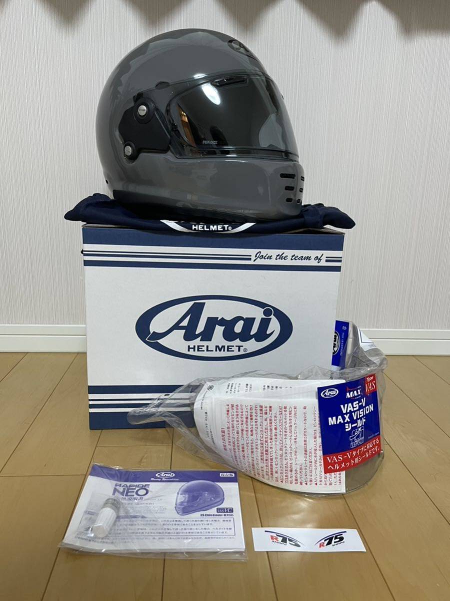 Arai アライ ラパイドネオ ピンロックライトスモークシールド