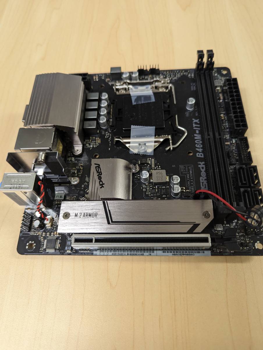 動作品 ASRock B460M-ITX のみ LGA1200 マザーボード 即時支払いできる