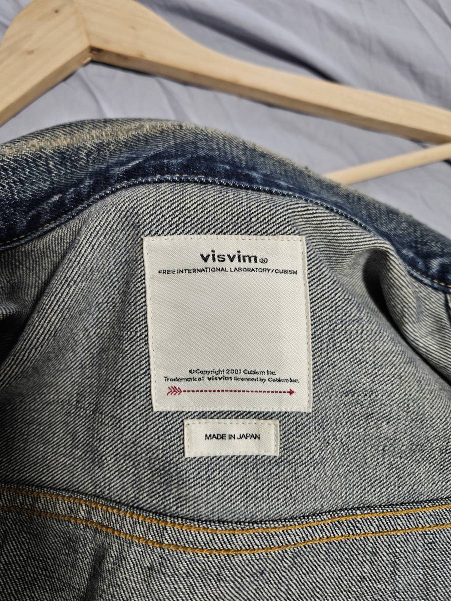visvim 21FW SS 101XX JKT DMGD-1006 INDIGO SIZE:3(ジャケット、上着 