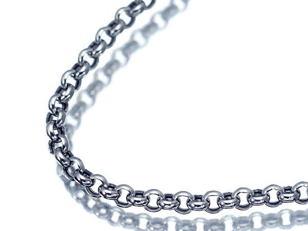 1円～【ジュエリー極】高級Pt850 デザインチェーンネックレス 45cm 4.6g a189ir【送料無料】