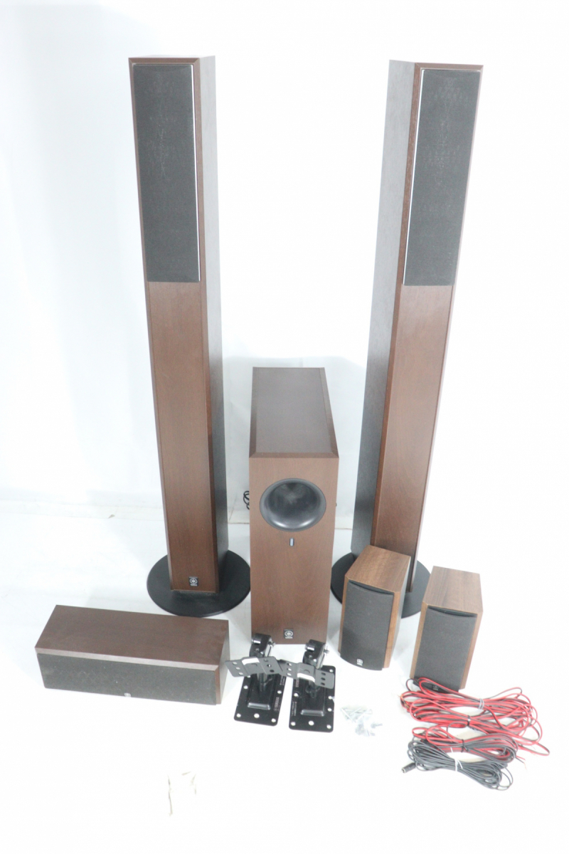 【ト足】 YAMAHA ヤマハ NS-F210 NS-SW210 SPM-50S NS-C210 NS-B310 スピーカー セット オーディオ機器 CA439CAA2J
