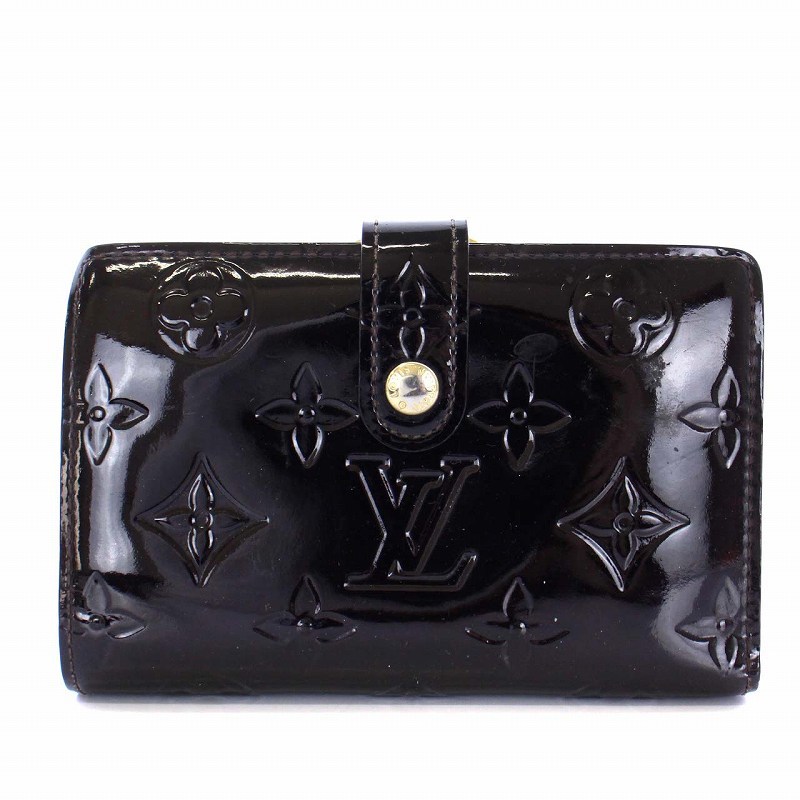 ルイヴィトン ヴェルニ ポルトフォイユ ヴィエノワ 二つ折り財布 アマラント ルイヴィトン LOUIS VUITTON ポルトフォイユ ヴィエノワ ヴェルニ 二