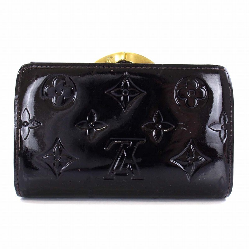 ルイヴィトン LOUIS VUITTON ポルトフォイユ ヴィエノワ ヴェルニ 二