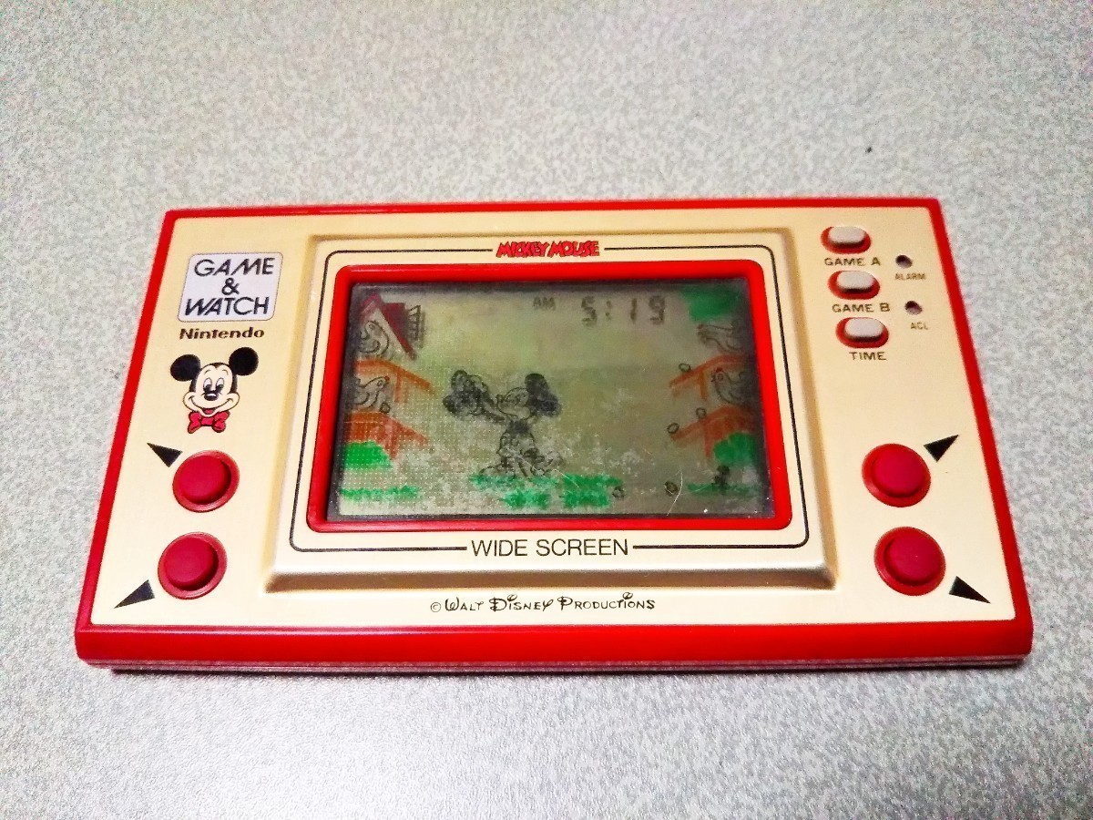 希少 トミー ゲームウォッチ ミッキーマウスのジャングル大冒険 動作品