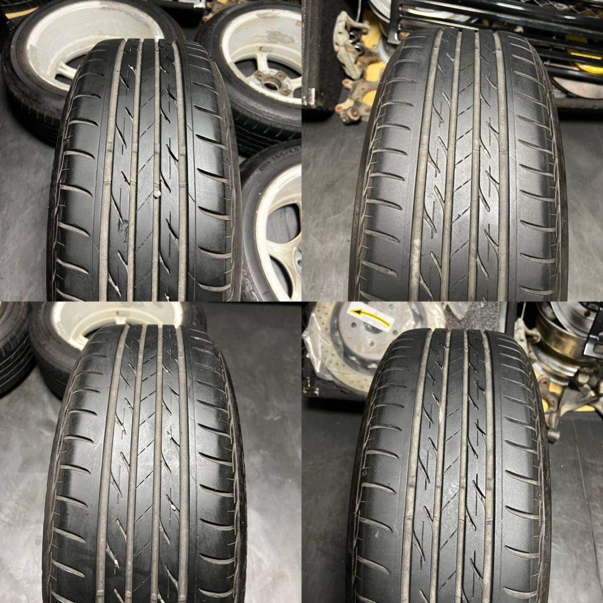 当時物 レイズ グラムライツ 57C 希少ホワイト15インチ 7J＋38 PCD100