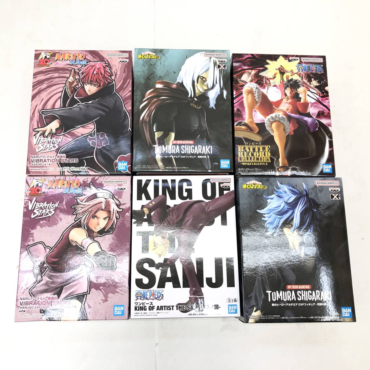 少年漫画ジャンプ系フィギュア＆グッズまとめ チェンソーマン ドラゴンボール ナルト ブリーチ ワンピース ヒロアカ ぬいぐるみ 