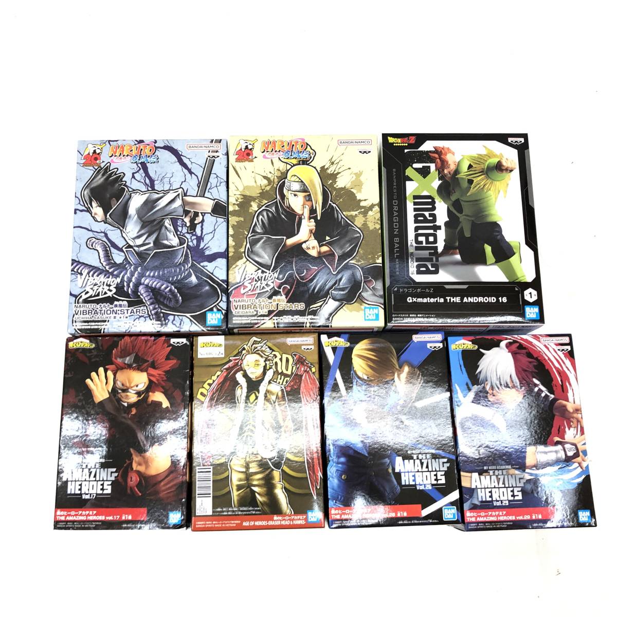 少年漫画ジャンプ系フィギュア＆グッズまとめ チェンソーマン ドラゴンボール ナルト ブリーチ ワンピース ヒロアカ ぬいぐるみ 
