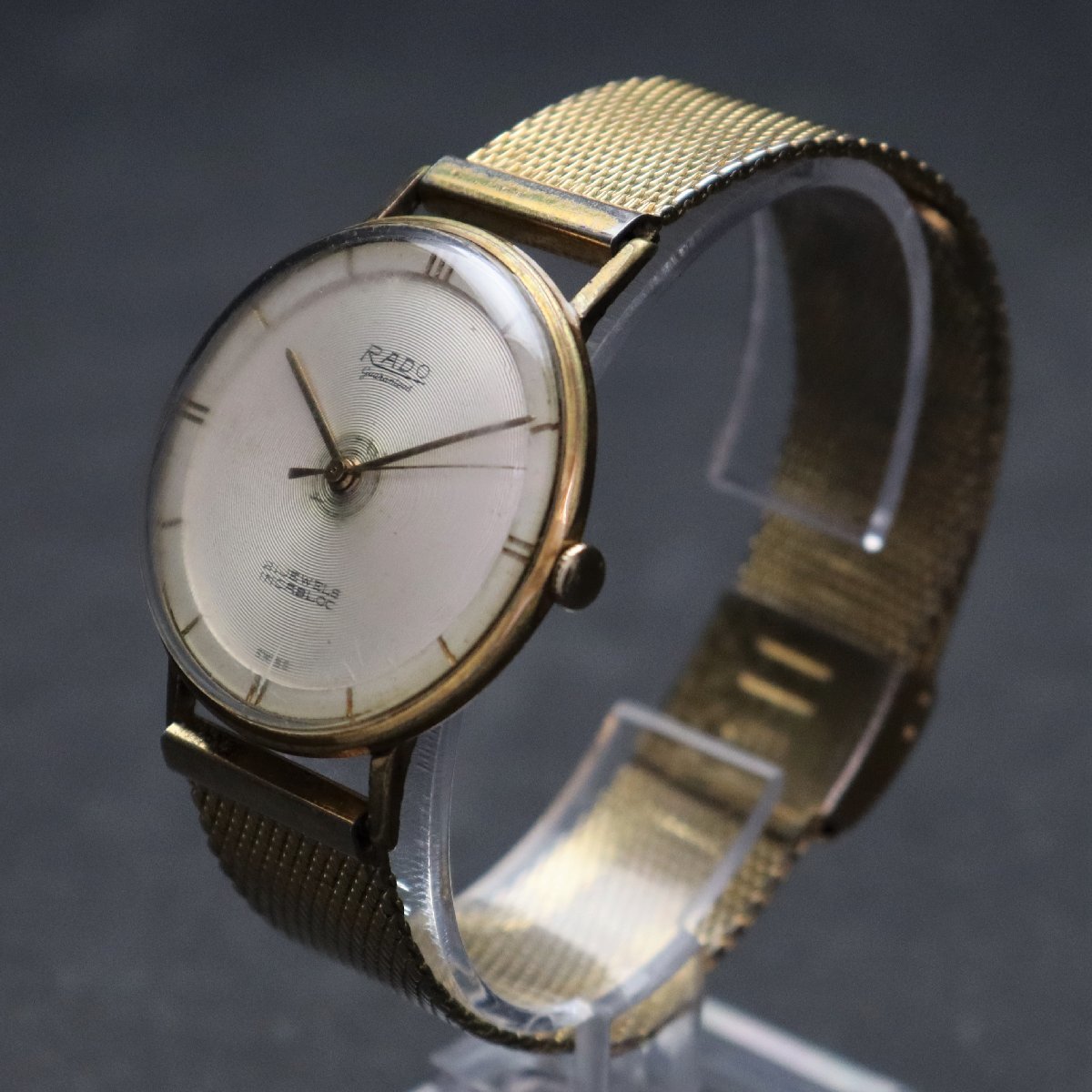 RADO INCABLOC ラドー インカブロック 手巻き 21石 GPケース レコード 