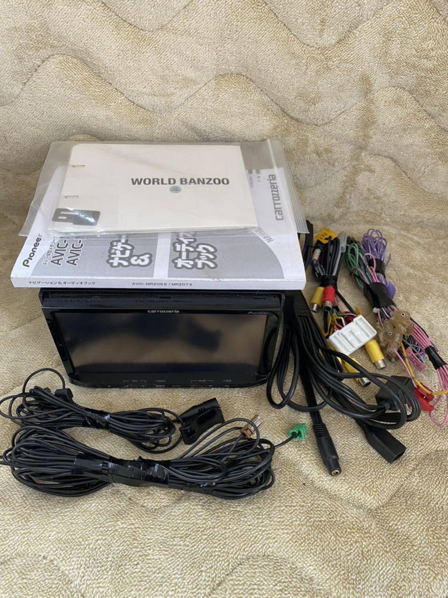 carrozzeria/MRZ-07II★楽ナビBluetooth /ワンセグTV /DVD/AUX/USB★新品フィルムアンテナ付き★カロッツェリア　カーナビ　売り切り　