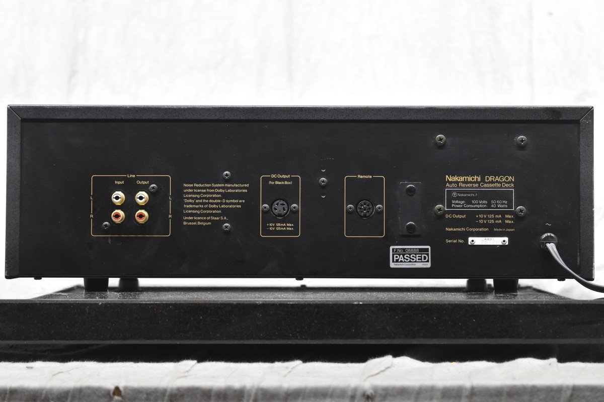 ナカミチ カセットデッキ Nakamichi DRAGON ドラゴン オートリバース