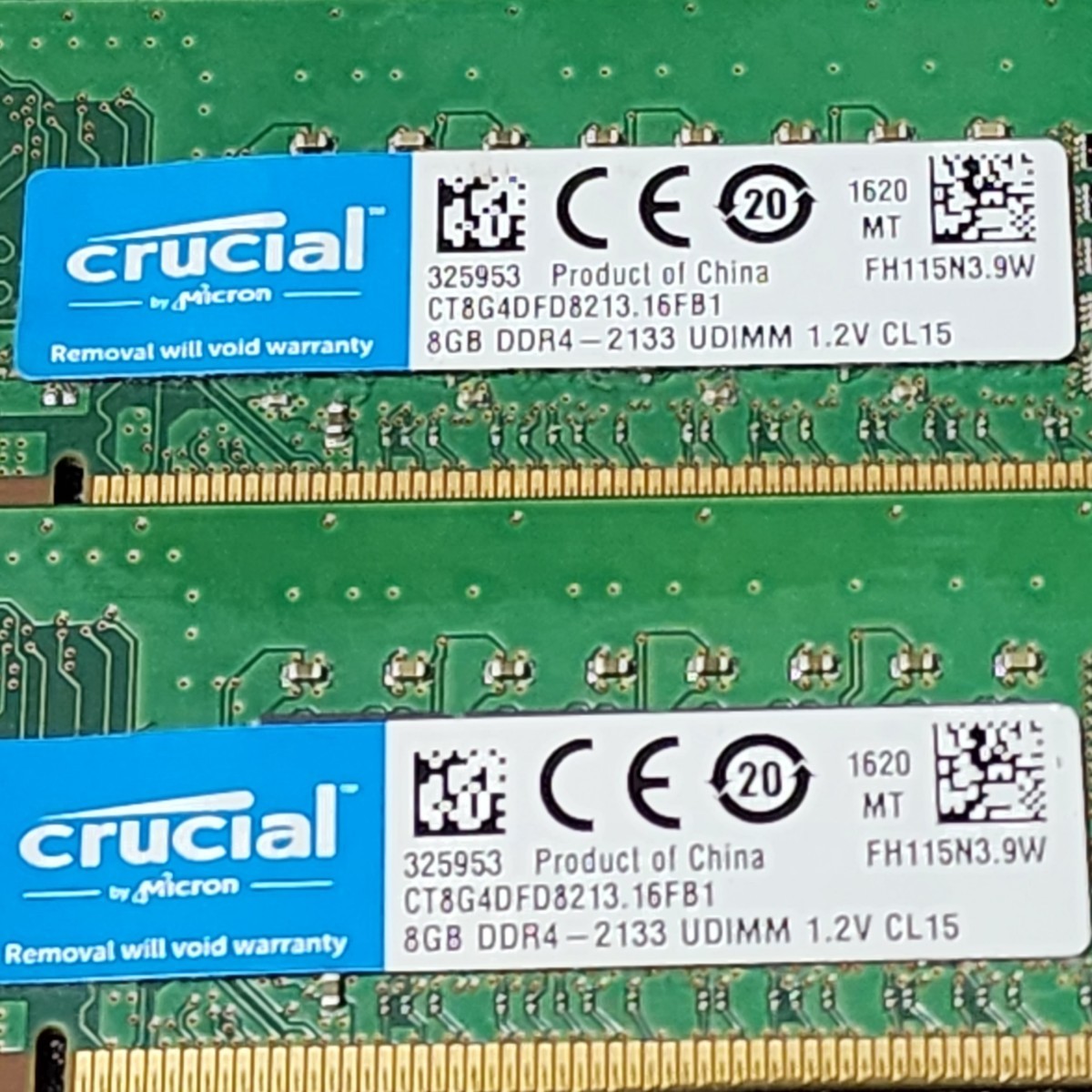 メモリ 16GB メモリ マイクロン 16GB Kit（8GBx2）DDR4 3200 MT/s（PC4