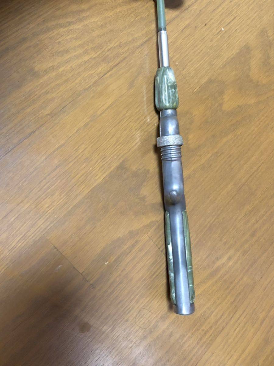 j c higgins vintage ピストルグリップ グラスロッド 検) heddon