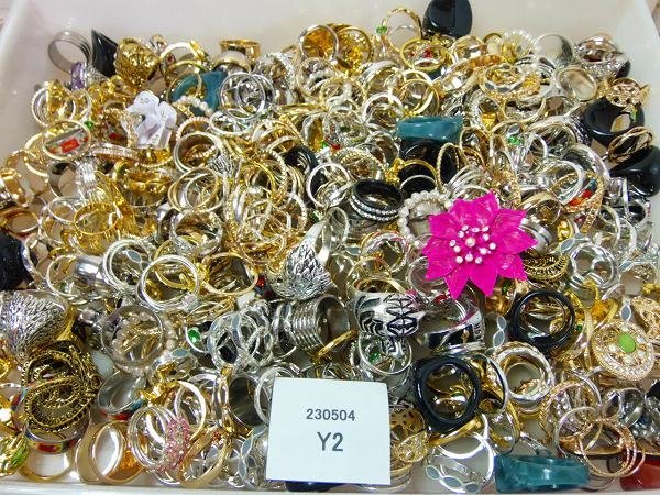 Nd11■おまとめて大量2Kg以上!!!!★昭和レトロ指輪 メンズ レディースファッションリング まとめ売り アクセサリー@@230504Y2