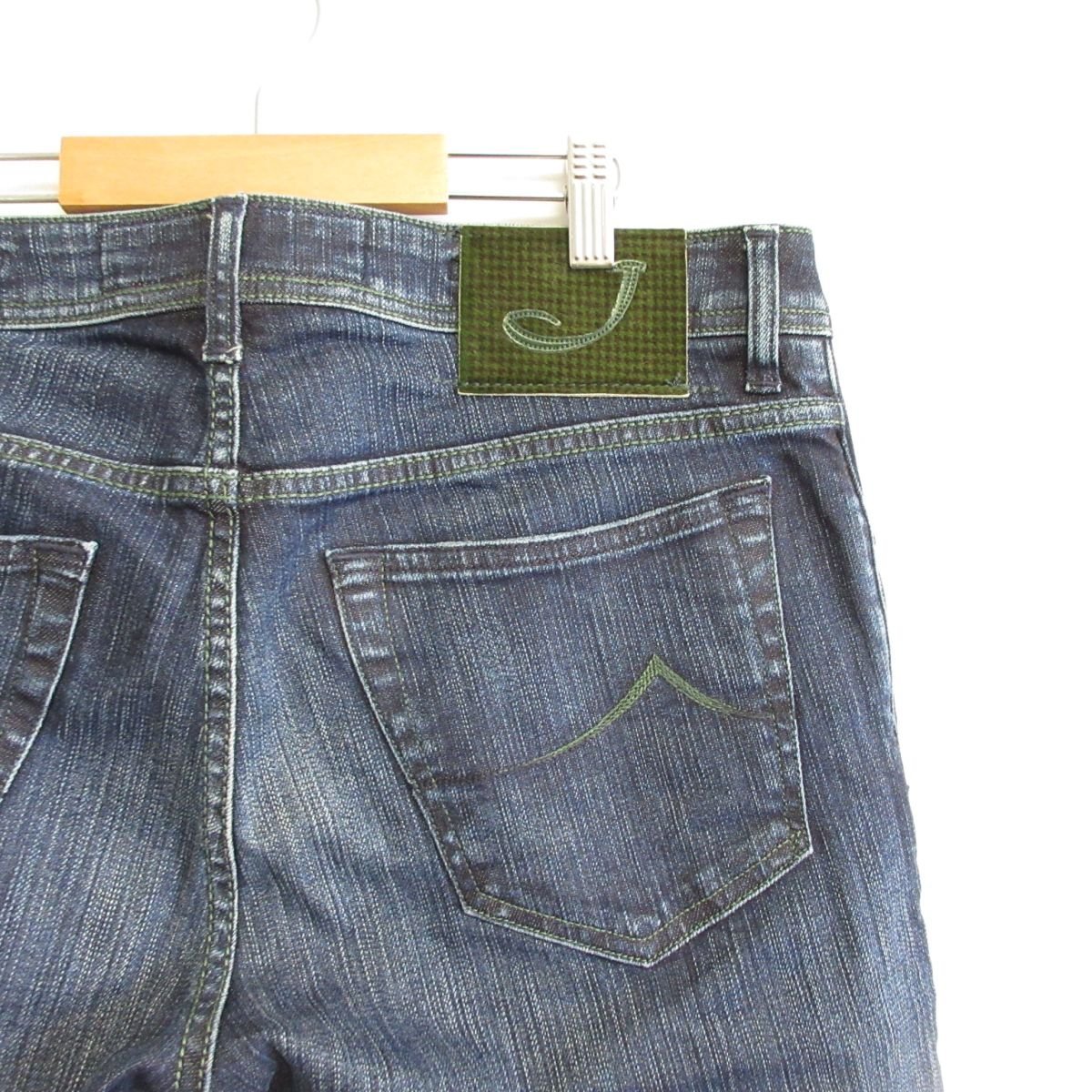 美品 JACOB COHEN ヤコブコーエン ボタンフライ ストレッチ ジーンズ 