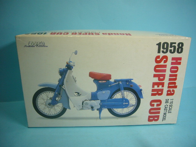 エブロ　ホンダ　スーパーカブ　１９５８　１/１０　ダイキャストモデル