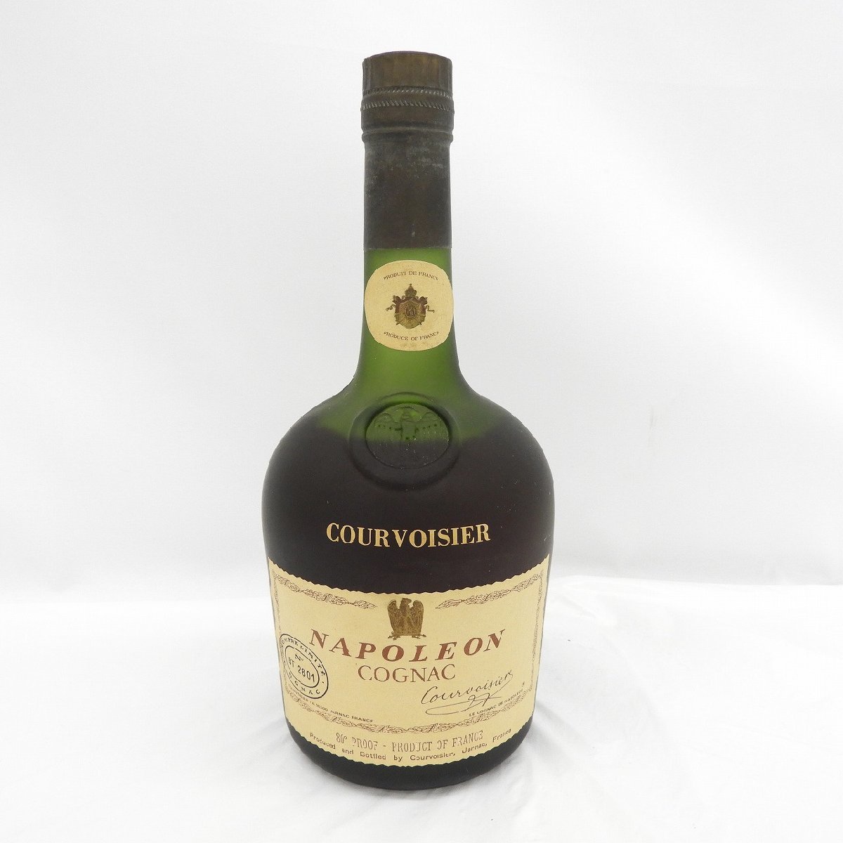 Courvoisier ナポレオン　ブランデー ゴールド　免税店限定 1円～【未開栓】COURVOISIER クルボアジェ ナポレオン ブランデー