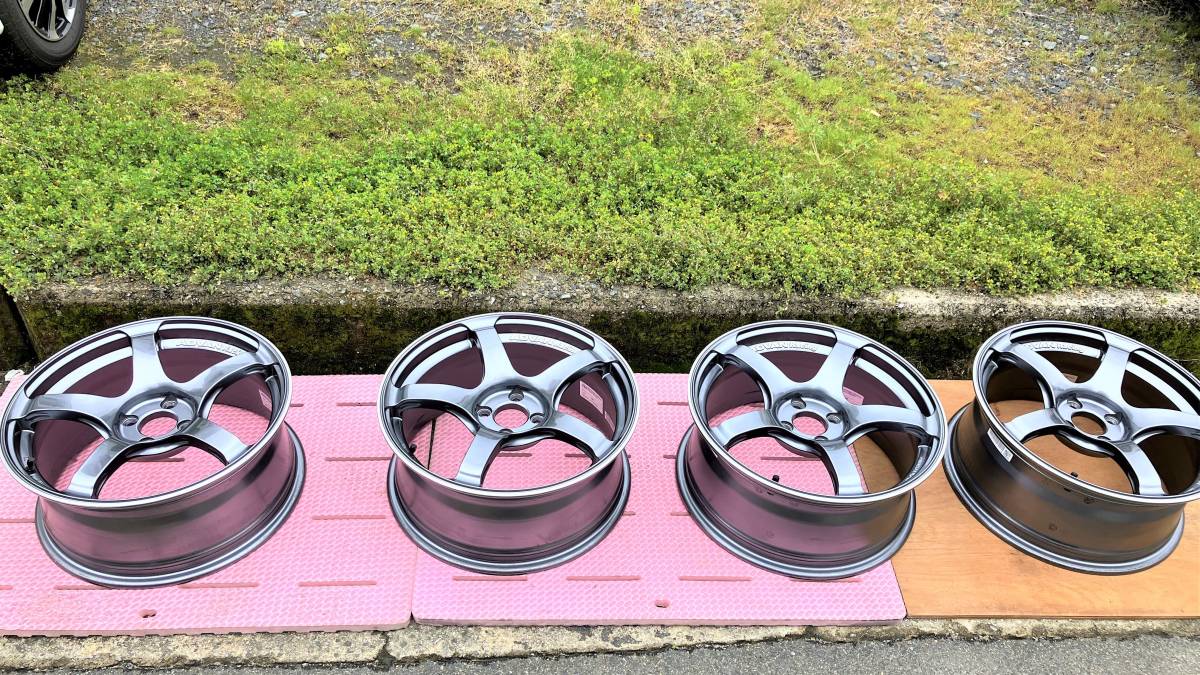 送料無料！4本セット 軽量 ヨコハマ アドバン TC-4 17インチ 7.5J+35 4 