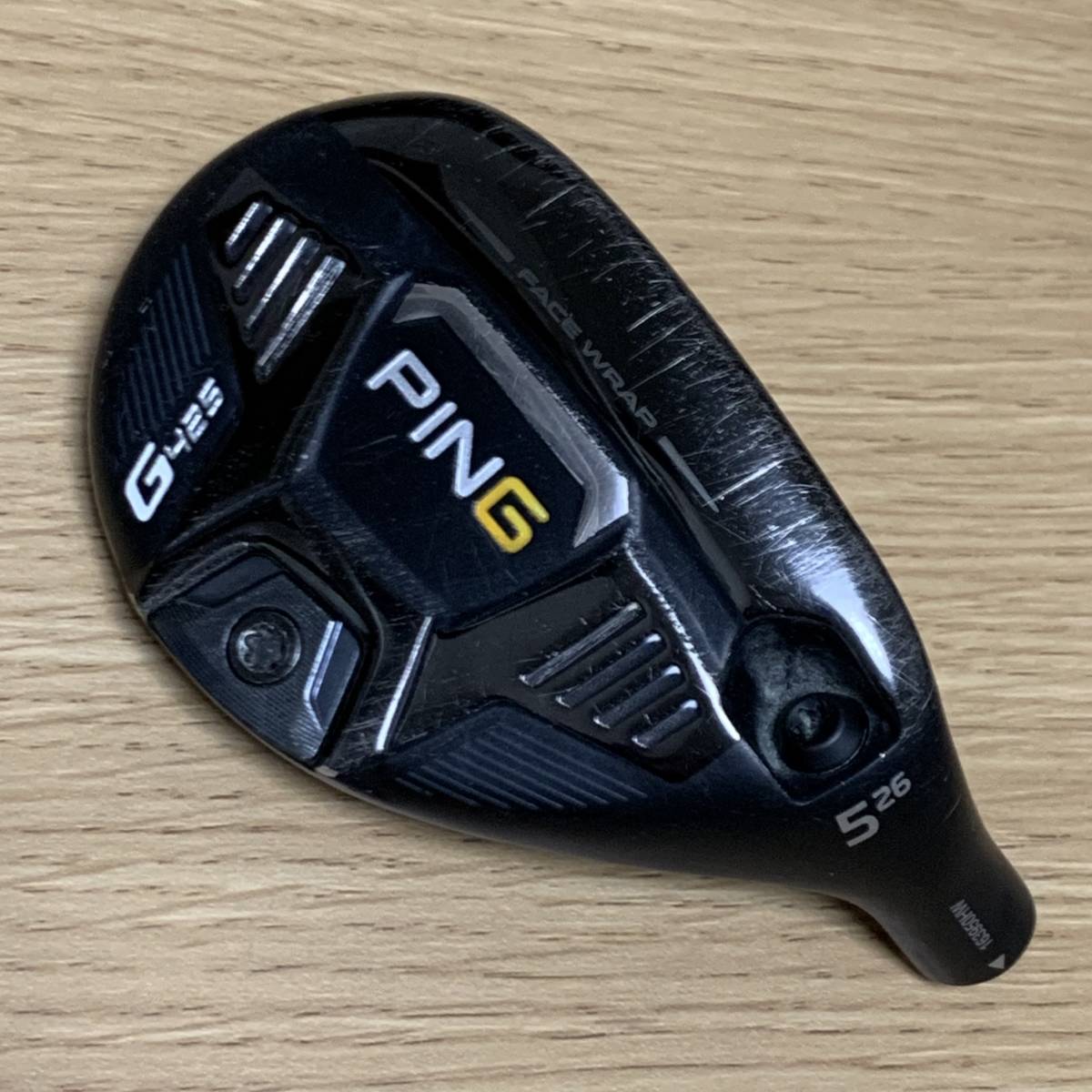 【名器美品】PING G425 ユーティリティ 5UT ヘッドカバー付 ping g425 UT 26° 5番ユーティリティヘッドのみ ヘッドカバー付き ☆名