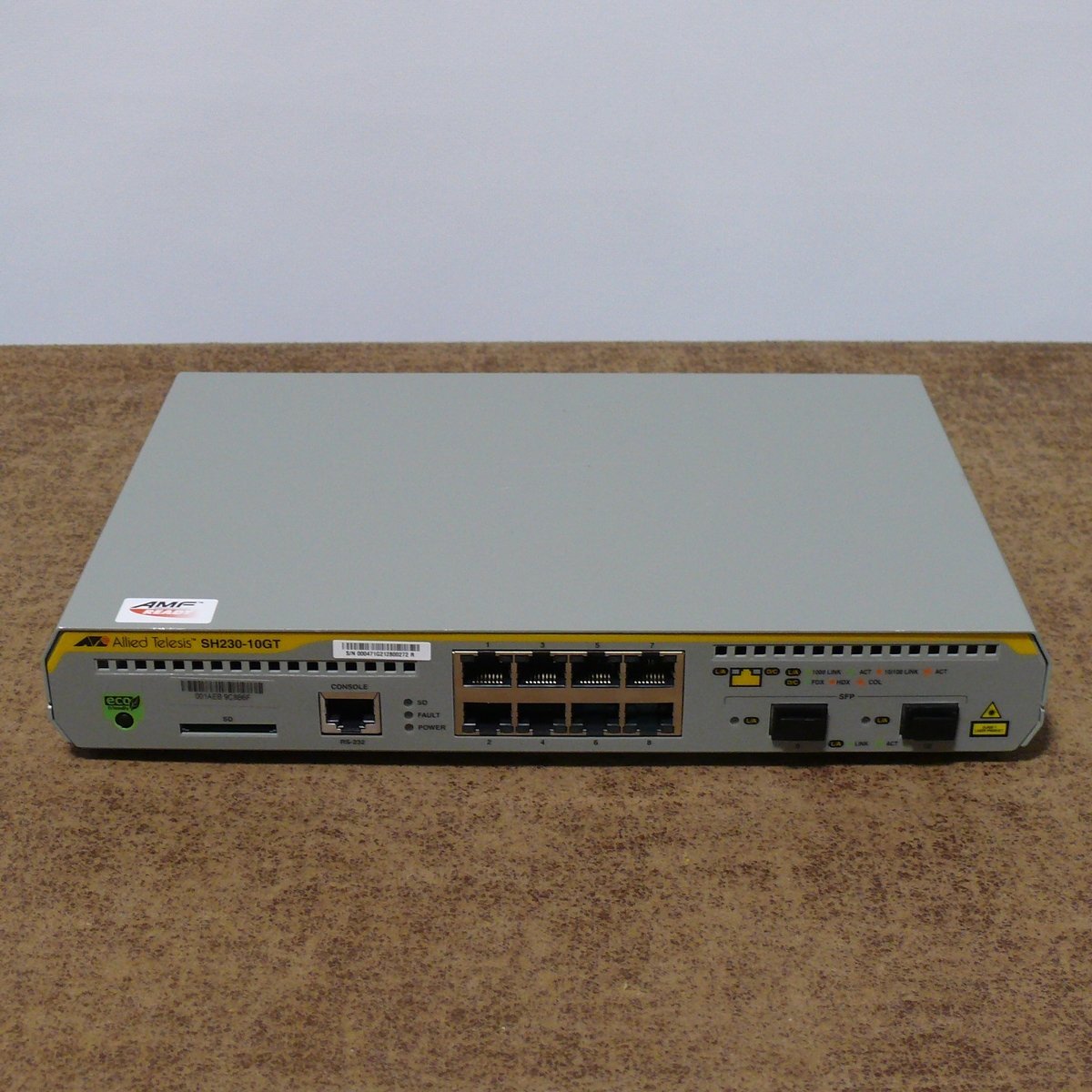 赤字超特価，人気 yb130/アライドテレシス AT-SH230-10GT レイヤー2plus ギガビットスイッチ/初期化済(イーサネットハブ)｜売買されたオークション情報、yahooの商品情報をアーカイブ公開 - オークファン イーサネットハブ