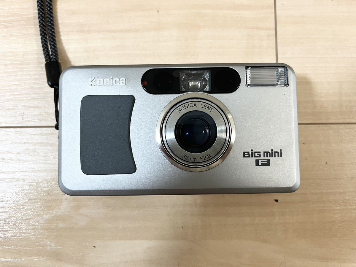 Konica BIG mini F シルバー 中古 傷 凹みあり ☆美品☆コニカ BIG MINI