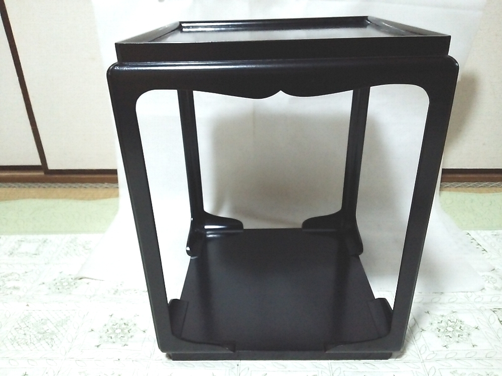 ☆【一美堂】☆茶道具☆木製 真塗☆『高麗卓』☆(漆芸)｜売買された