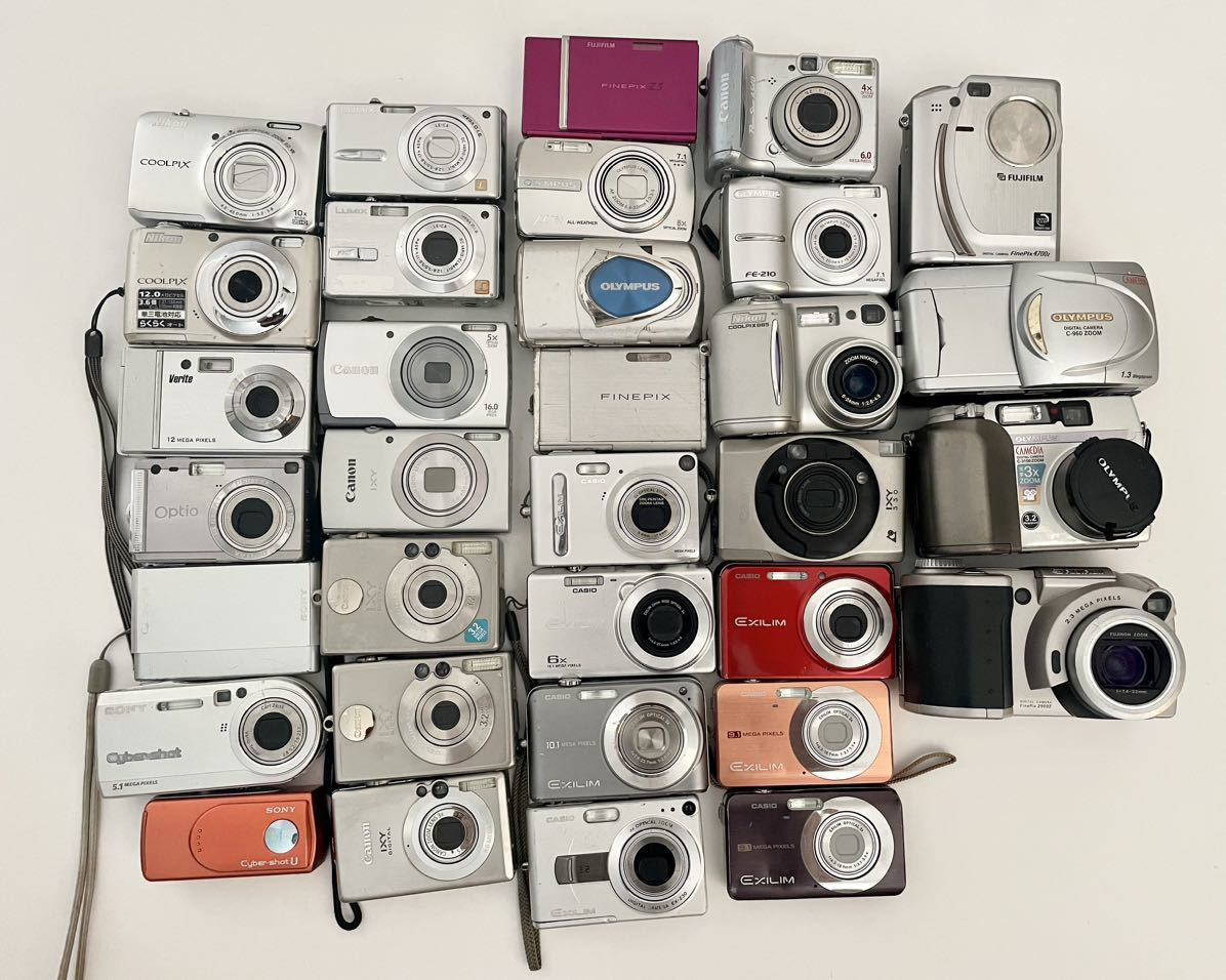 デジカメ Yahoo!オークション デジタルカメラ まとめ売り Canon SONY