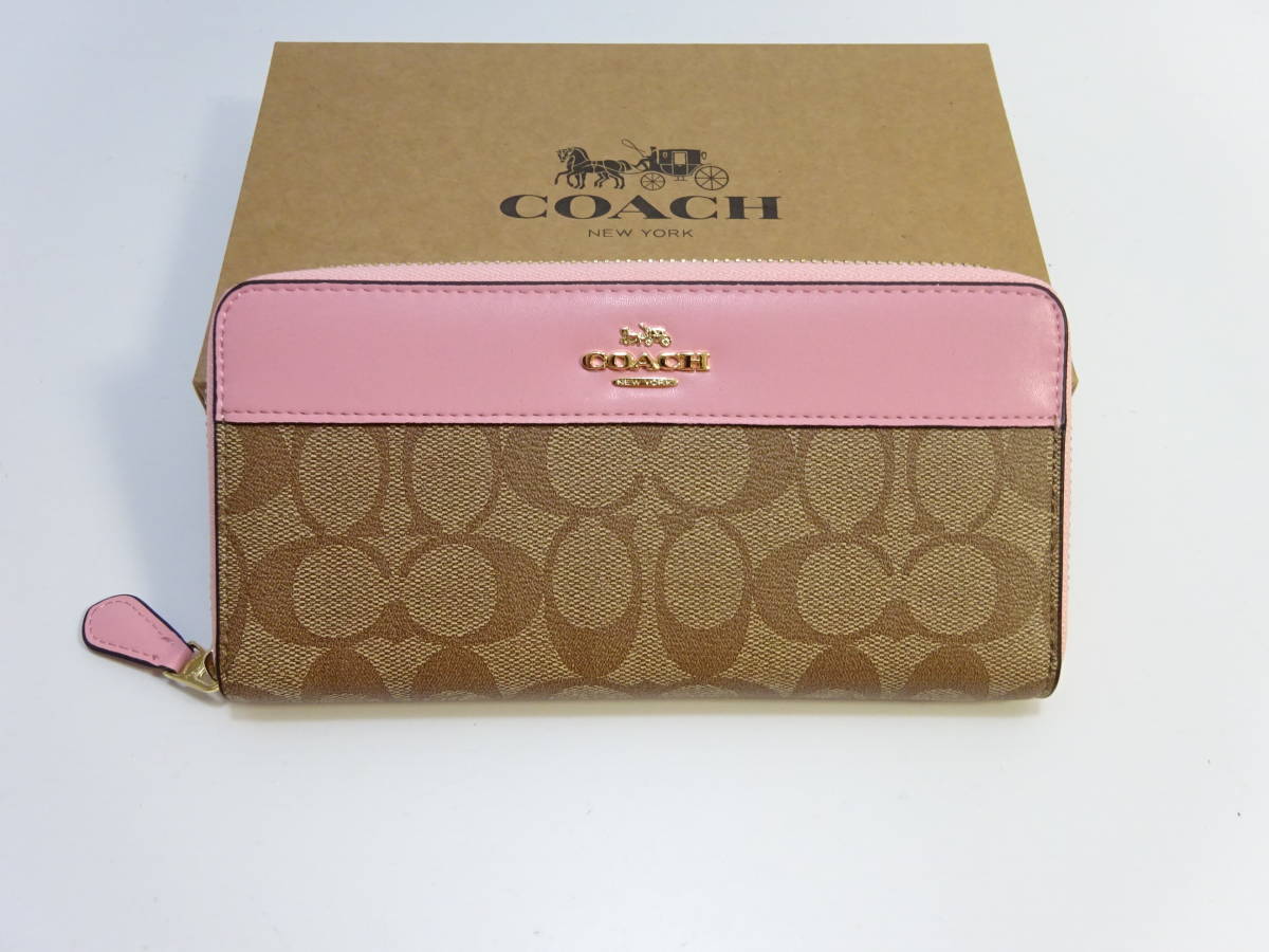 100%新品，正規品 未使用 （15） コーチ coach ラウンドファスナー 