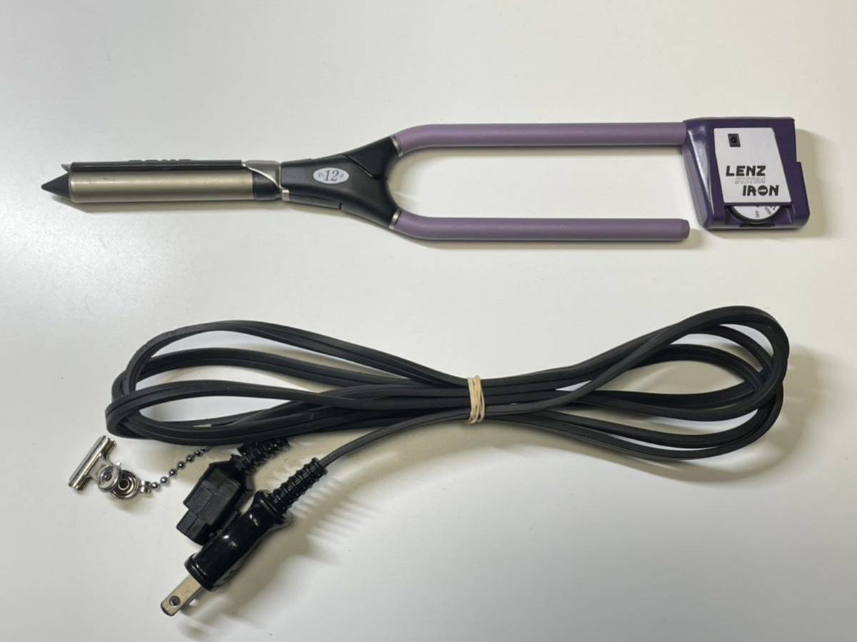 727 理美容道具 ヘアアイロン LENZレンツSYSTEMシステムIRONアイロン α
