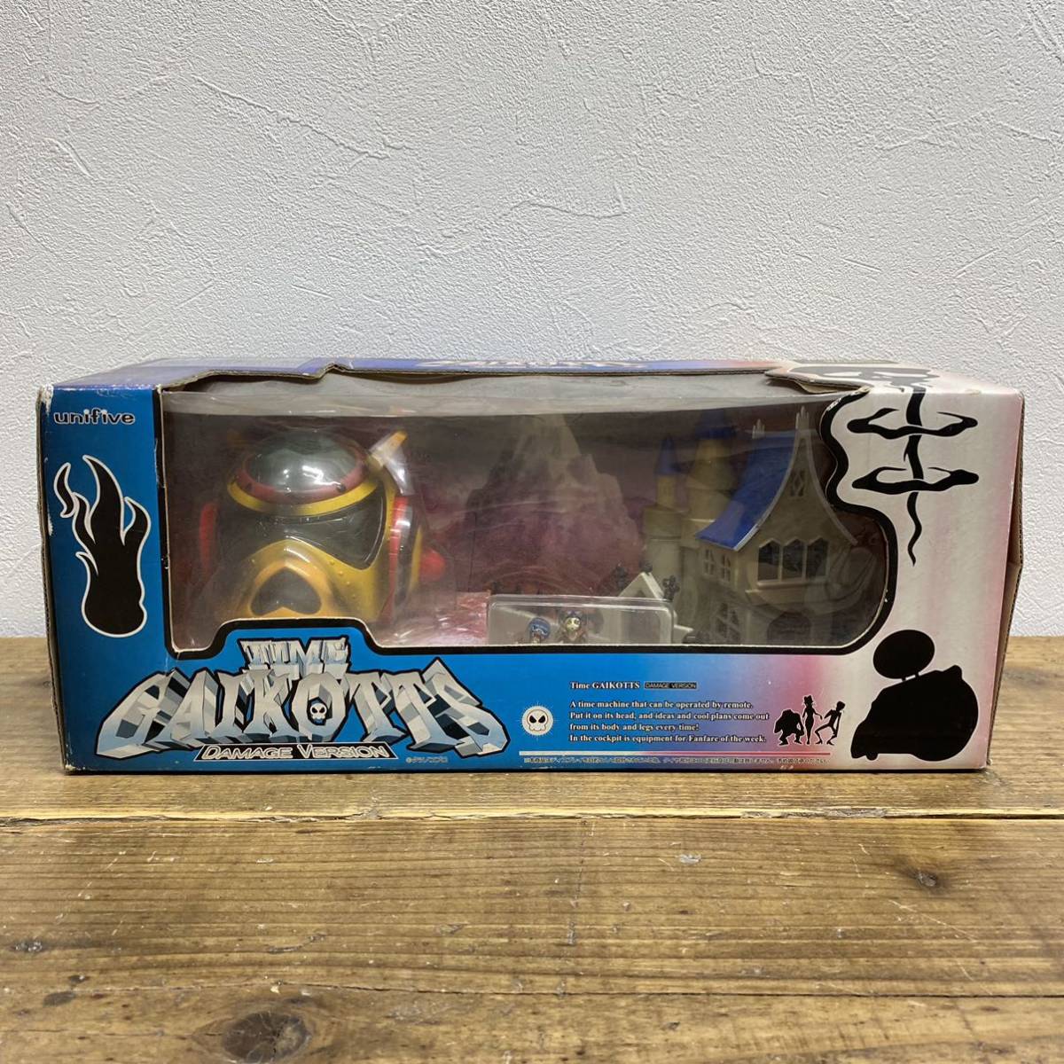 未開封 タイムボカン 超真合金 CHO SHIN GOHKIN TIME GAIKOTTS DAMAGE VERSION タイムガイコッツ ダメージ フィギュア ユニファイブ