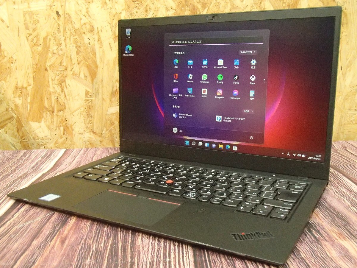 ThinkPad15.6型 ノートパソコン│i5第8世代・Windows11 15.6型