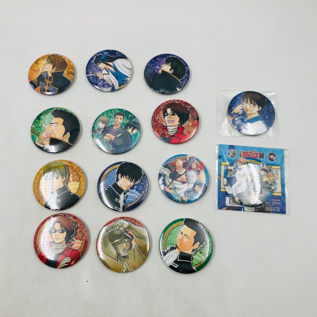 中古品 銀魂 ジャンプ展 コレクション缶バッジ WJ50周年展ver. 第1弾 