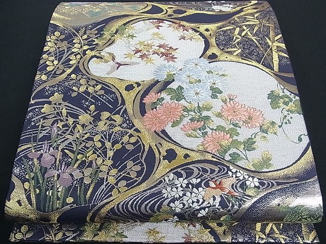 平和屋着物□六通柄袋帯 唐織 京綴の世界 懐撰琳派
