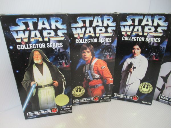 Series STAR Star STAR WARS コレクターシリーズ フィギュア 6点セット Kenner ケナー 12インチ レイア姫 ルーク ハンソロ ダース・ベイダー スターウォーズ