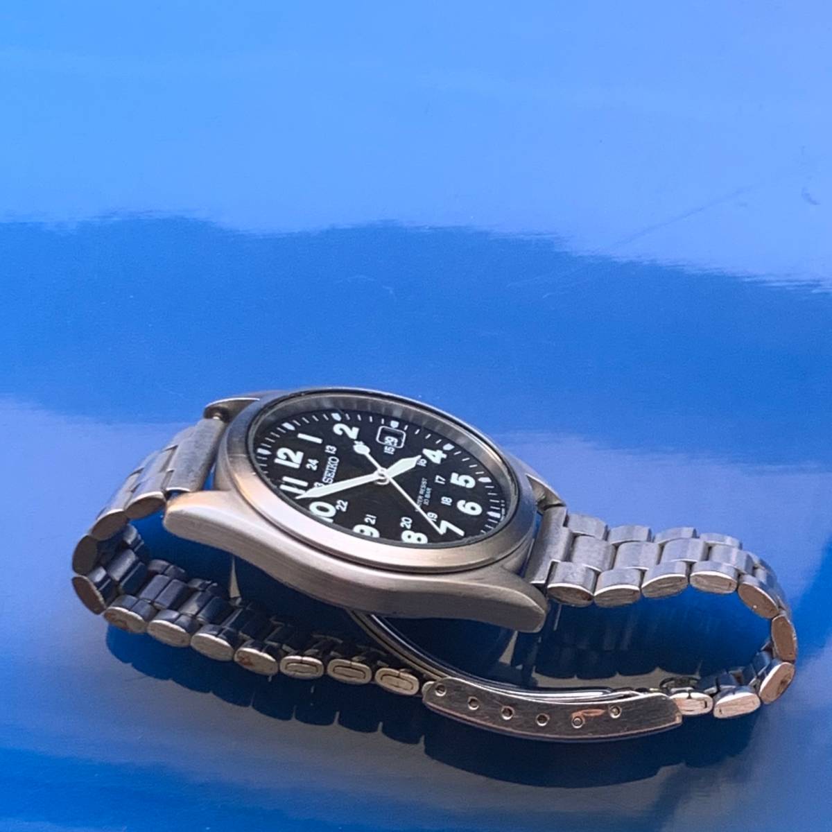 SEIKO セイコー 7N42-8260 スピリット ミリタリー 腕時計 QZ クォーツ 