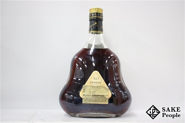 ◇注目! ヘネシー XO 金キャップ クリアボトル 700ml 40％ 箱付き